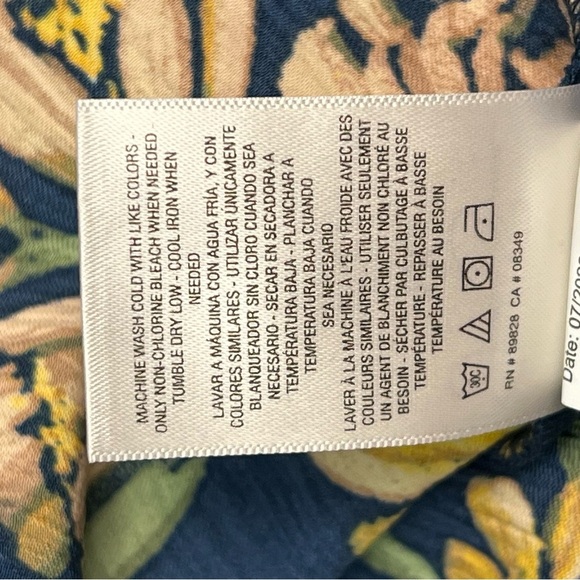 Jessica Simpson Blue A-line Long Sleeve Wrap Dress - Picture 8 of 9